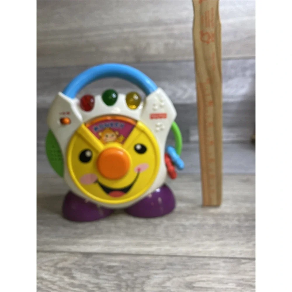 Fisher Price Vintage Y2K 2005‎ Nursery Rhymes Pretend CD Player Lights Sounds